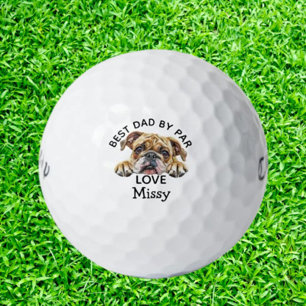 Peeking Bulldog Customise  Golf Balls