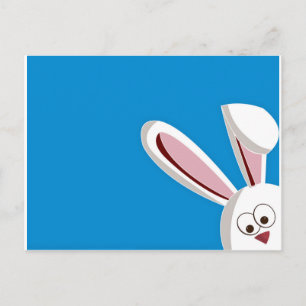 Peeking Bunny Postcard