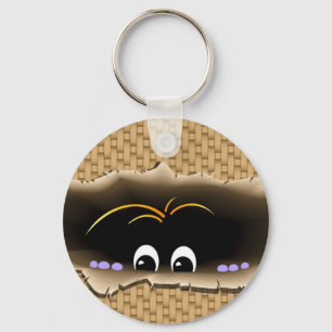 Peeking Creature Key Ring