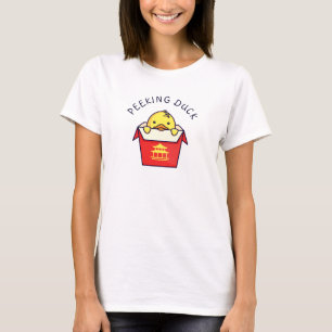 Peeking Duck Pun T-Shirt
