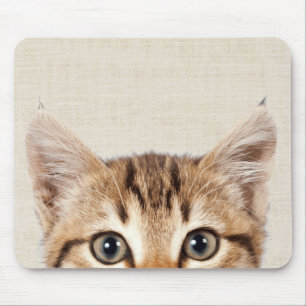 Peeking Kitty Mouse Mat