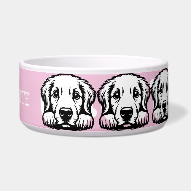 Peeking Labrador Customise Pink theme (Right)