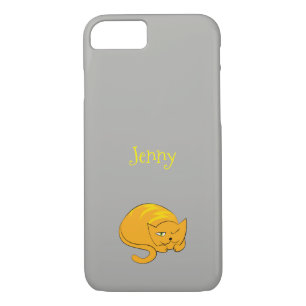 Peeking Orange Cat iPhone 8/7 Case
