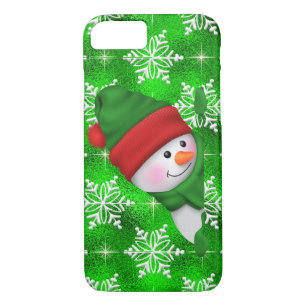 Peeking Snowman iPhone 7 barely there case