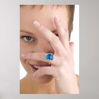 Peeking Through Poster