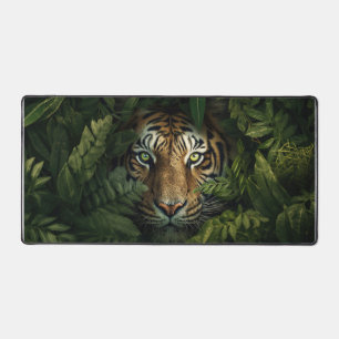 "Peeking Tiger" Desk Mat