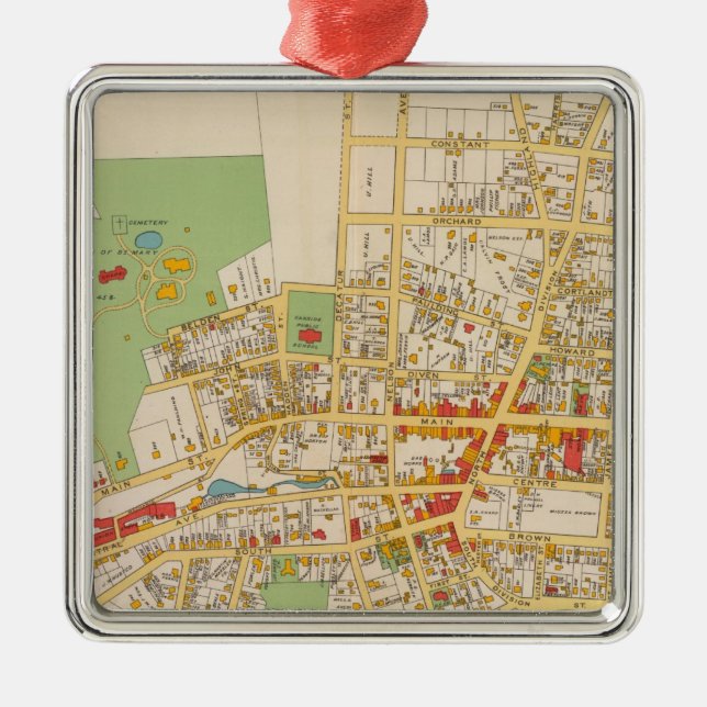 Peekskill Metal Tree Decoration (Front)