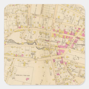 Peekskill, New York 3 Square Sticker