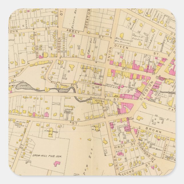 Peekskill, New York 3 Square Sticker (Front)