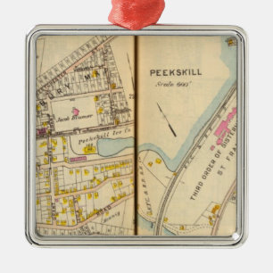 Peekskill, New York Metal Tree Decoration