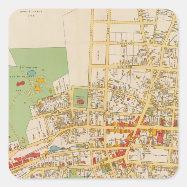 Peekskill Square Sticker (Front)