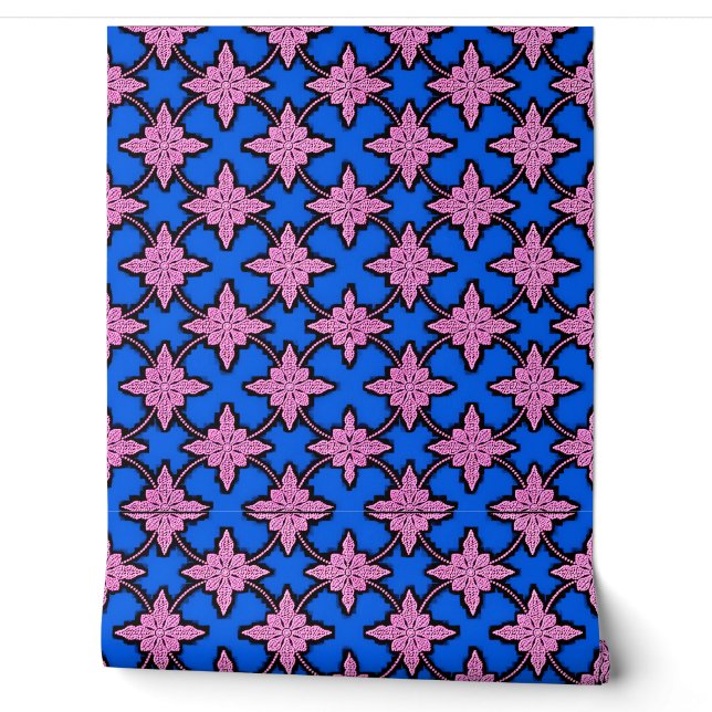 Peel and Stick Textured Vinyl Wallpaper - Vibrant  (Unrolling)