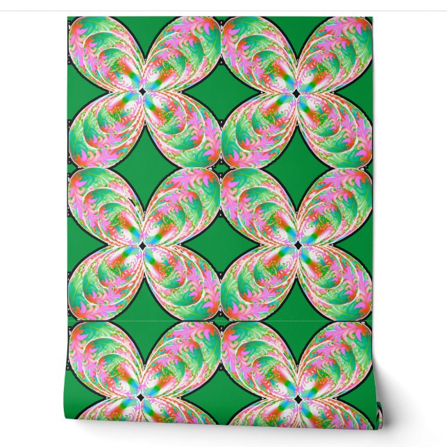 Peel and Stick Textured Vinyl Wallpaper - Vibrant  (Unrolling)
