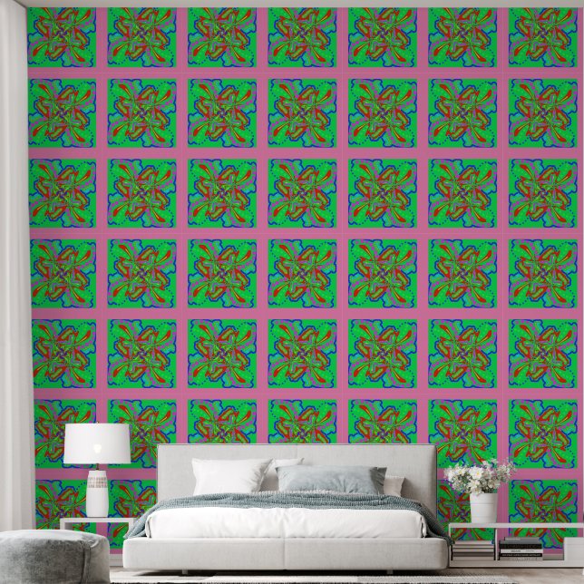 Peel and Stick Wallpaper 35 - Hers (Bedroom)