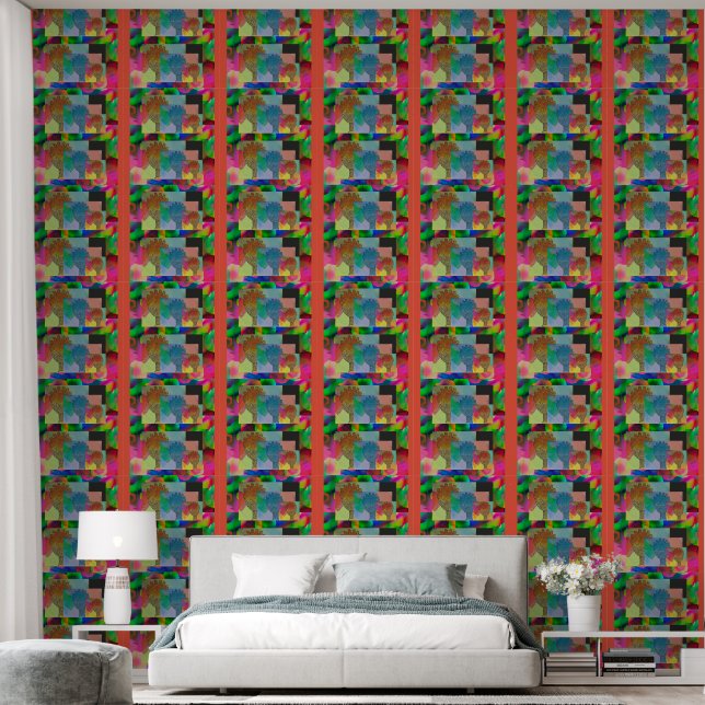 Peel and Stick Wallpaper 55 - Natural (Bedroom)
