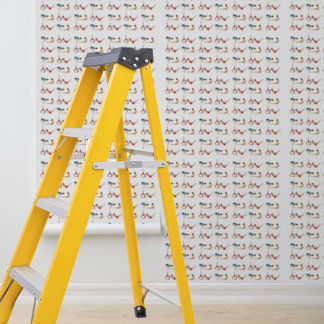 Peel and Stick Wallpaper Colourful Yoga Exercise