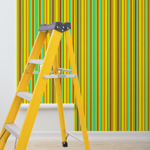 Peel and stick wallpaper mid-century striped