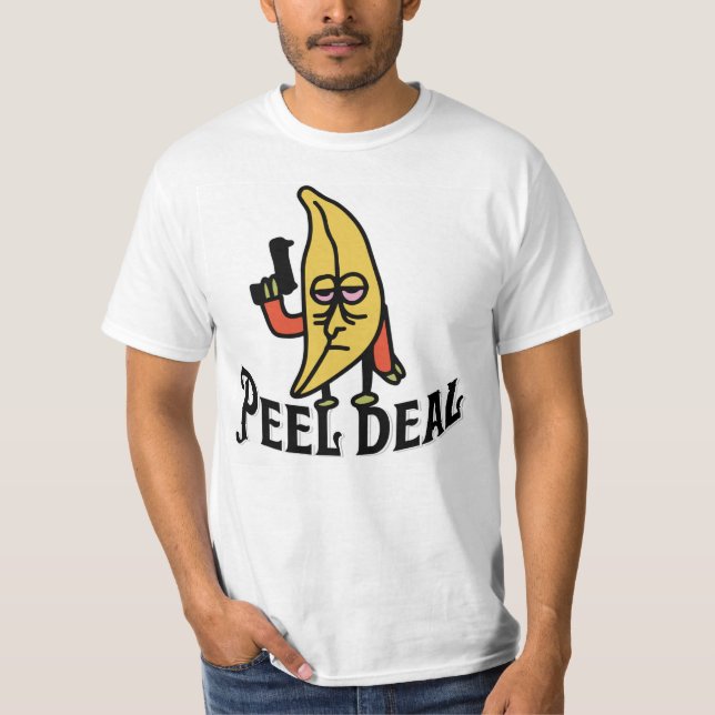 Peel Deal: Go Bananas funny design t-shirt (Front)