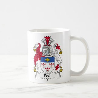 Peel Family Crest Coffee Mug