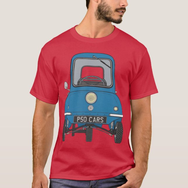 Peel P50 Front Blue T-Shirt (Front)