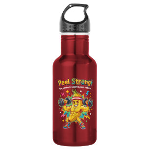 Peel Strong! – Banana Gym Motivation 532 Ml Water Bottle