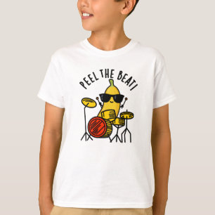 Peel The Beat Funny Banana Drummer Pun T-Shirt