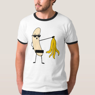 Peeled Banana – Funny Banana Striptease T-Shirt