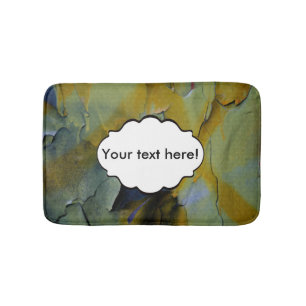 Peeling paint bath mat