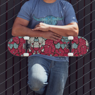 Peeling Paint Layers Skateboard
