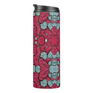 Peeling Paint Layers Thermal Tumbler