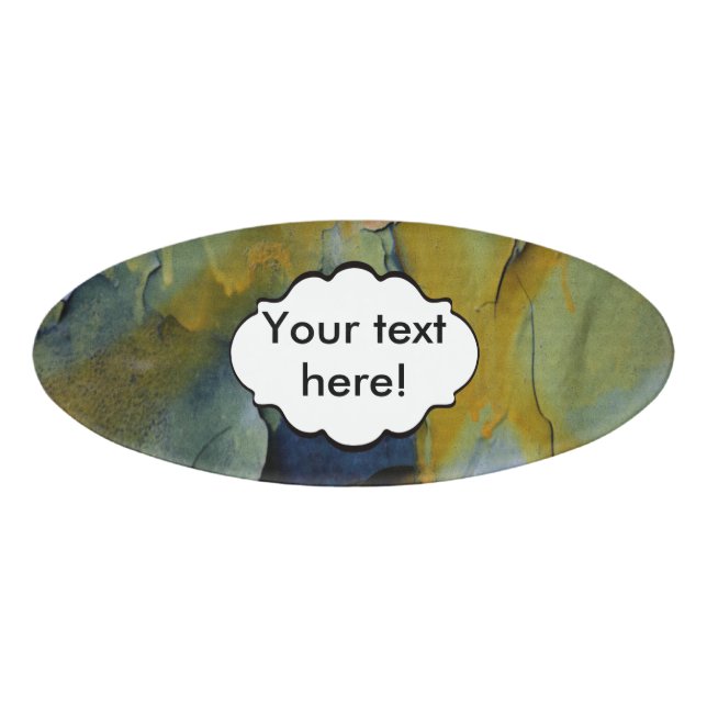 Peeling paint name tag (Front)