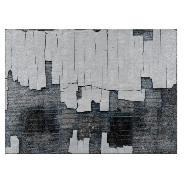 Peeling Paint on Wood Cutting Board (Front)