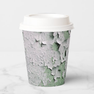 PEELING PAINT PAPER CUPS