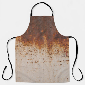 Peeling paint, rusty wall texture. apron