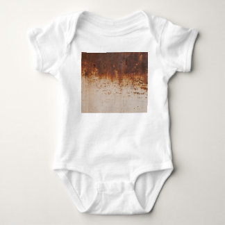 Peeling paint, rusty wall texture. baby bodysuit