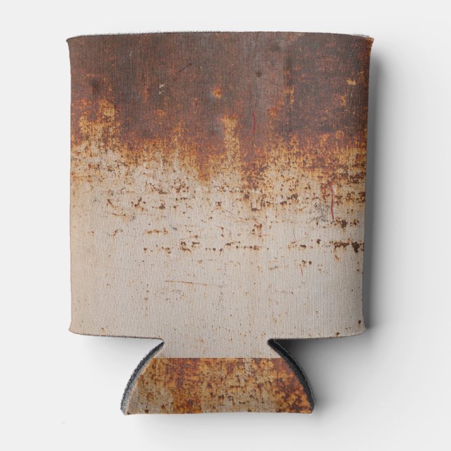 Peeling paint, rusty wall texture. can cooler (Front)