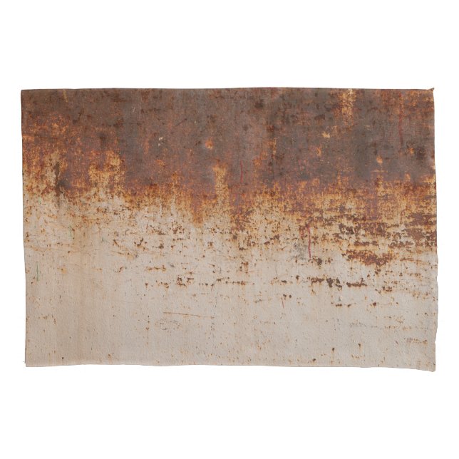Peeling paint, rusty wall texture. pillowcase (Front)