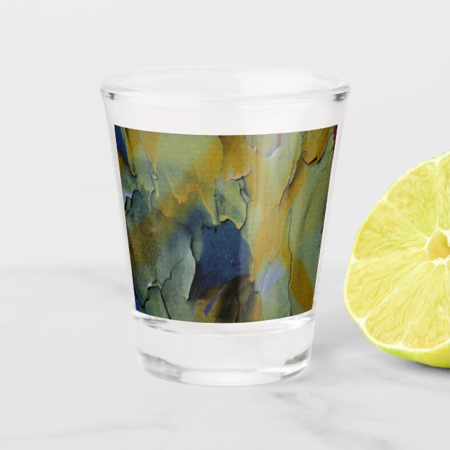 Peeling paint shot glass (Front)