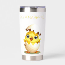 Peep Happens" Cute Chick Baby T-Shirt