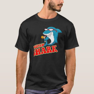 Peepaw Shark Wearing Cool Sunglasses Wine Lovers T-Shirt