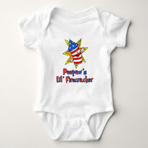 Peepaw's Little Firecracker Baby Bodysuit