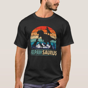 Peepawsaurus T Rex Peepaw Dinosaur 3 Kids Funny Fa T-Shirt