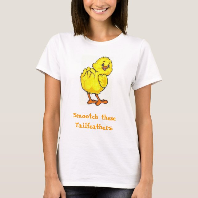 PeepersSmootch, Smootch theseTailfeathers. T-Shirt (Front)