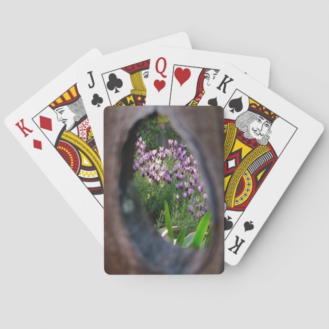 Peephole Garden Playing Cards (Back)