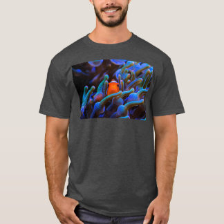 Peeping Clownfish on the coral reef T-Shirt