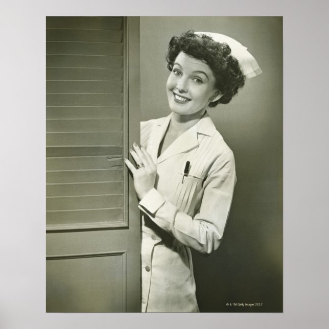 Peeping Nurse Poster (Front)