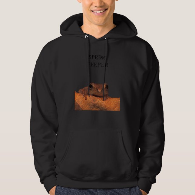 Peeping Spring Peeper Hoodie (Front)