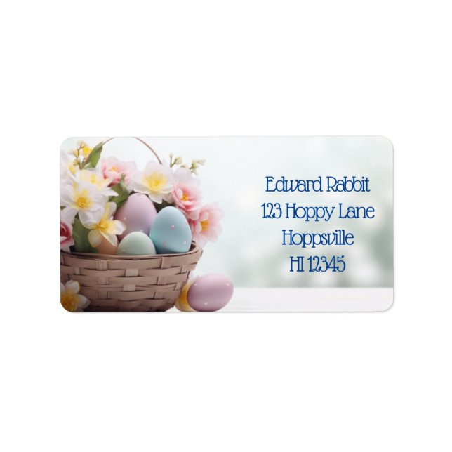 Peeps, Bunnies, & Postal Delight: Decorate Package Label (Front)