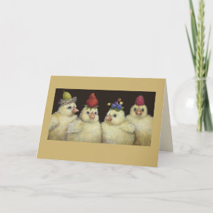 Peeps on Berry Hat Night card