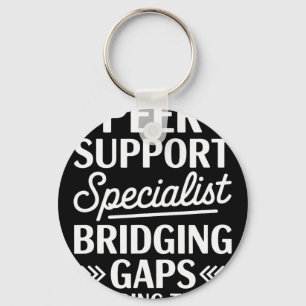 Peer Coach Building Trust, Peer Support Specialist Key Ring